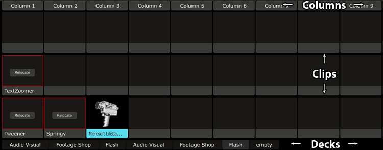 Resolume Avenue 4 - Clip Launcher