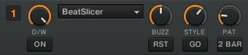 Traktor Pro 2 BeatSlicer Effect Controls